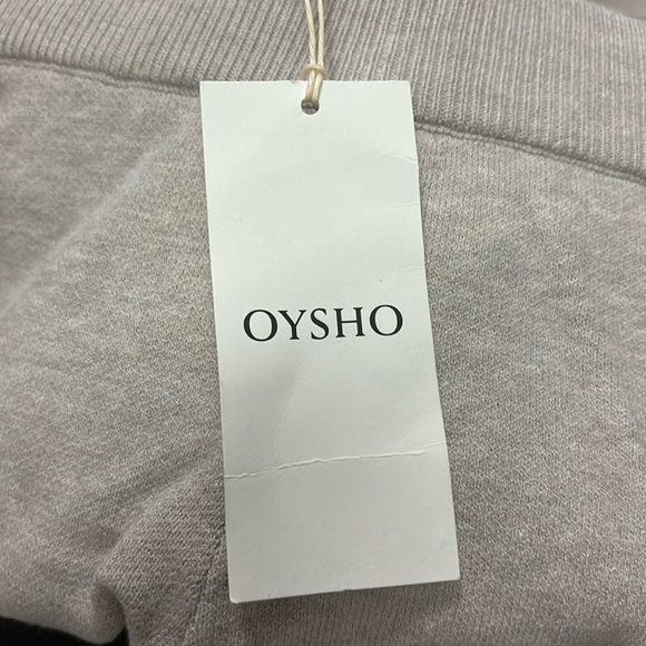 Oysho Side Rib Straight Leg Knit Trousers Size Large - Picture 3 of 6